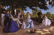 Frederic Bazille Family Reunion painting